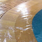 Borde de piscina desbordante de gres Natural - 33 x 25 x 3,5