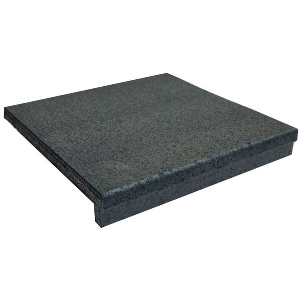 Non-slip step tile Basalto