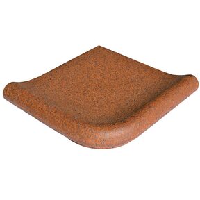 Slip-resistant pool coping tile 